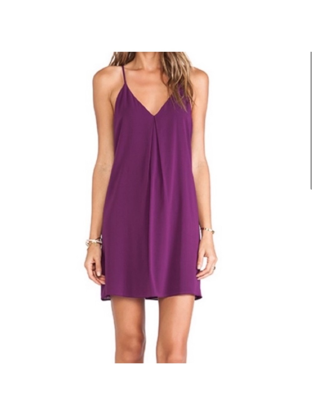 Alice + Olivia Fierra Silk Slip Mini Dress